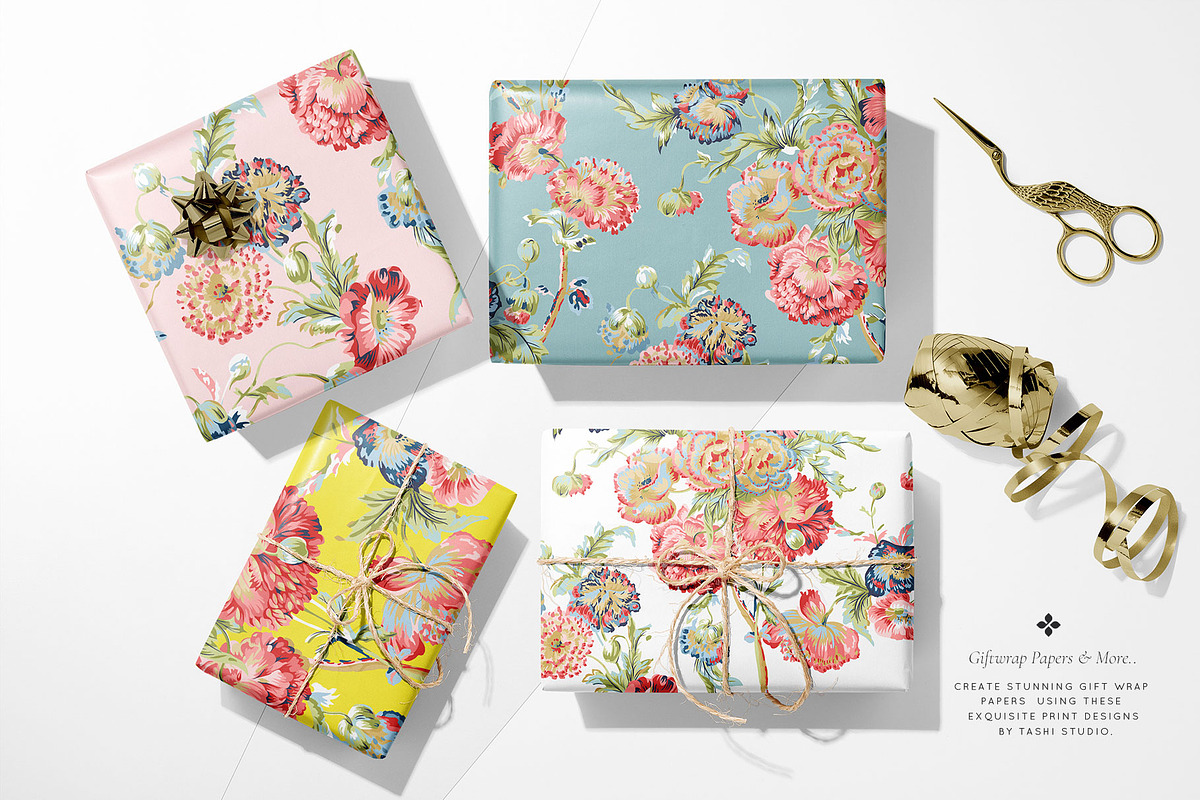 Hanami De Belle, Luxury Bold Florals, a Pattern Graphic by TSTUDIO (Photo 8 of 13)