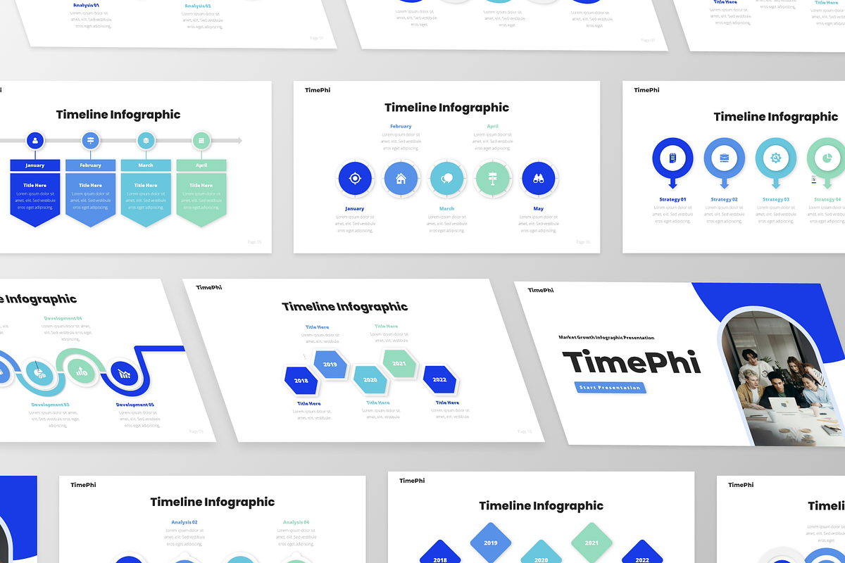 TimePhi - Timeline Infographic, a Presentation Template by GraphauseProject (Photo 4 of 6)
