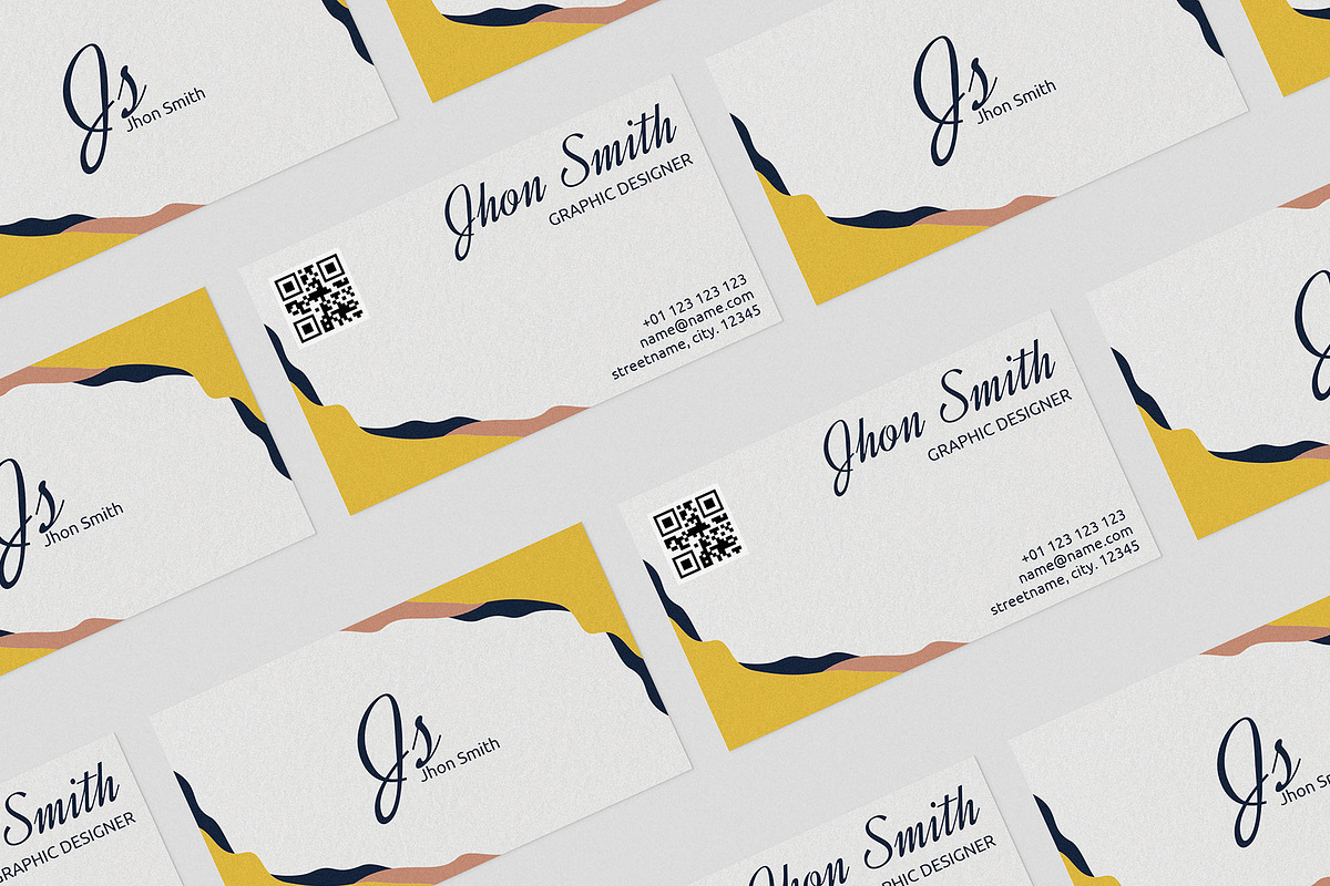 Decorative business card V3, a Business Card Template by EN86-21 (Photo 3 of 3)