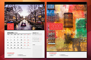 Wall Calendar 2020, a Stationery Template by AntartStock (Thumbnail 2 of 6)