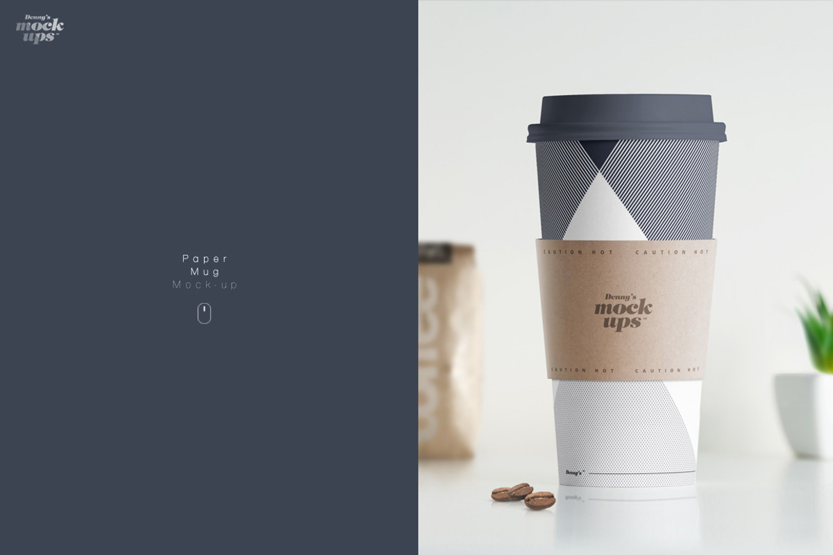 Paper Cup Mockup, a Cups & Container Mockup by Denny's Mock-ups (Photo 1 of 7)