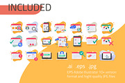 Website SEO & Technology Icons Pack, a Solid Icon by vladwel (Thumbnail 4 of 5)