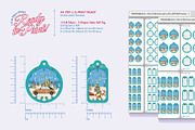 Christmas Gift Tag - Merry Mistletoe, a Card Template by diary.bari (Thumbnail 4 of 8)