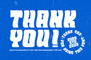 Heavy Plavon Font, a Sans Serif Font by Rasiorise Studio (Thumbnail 12 of 12)