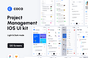 Coca - Project Management App, an UI Kit Template by Sans Design (Thumbnail 2 of 12)