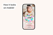 1st Birthday Party Invitation, an Invitation Template by Adored Templates (Thumbnail 2 of 10)