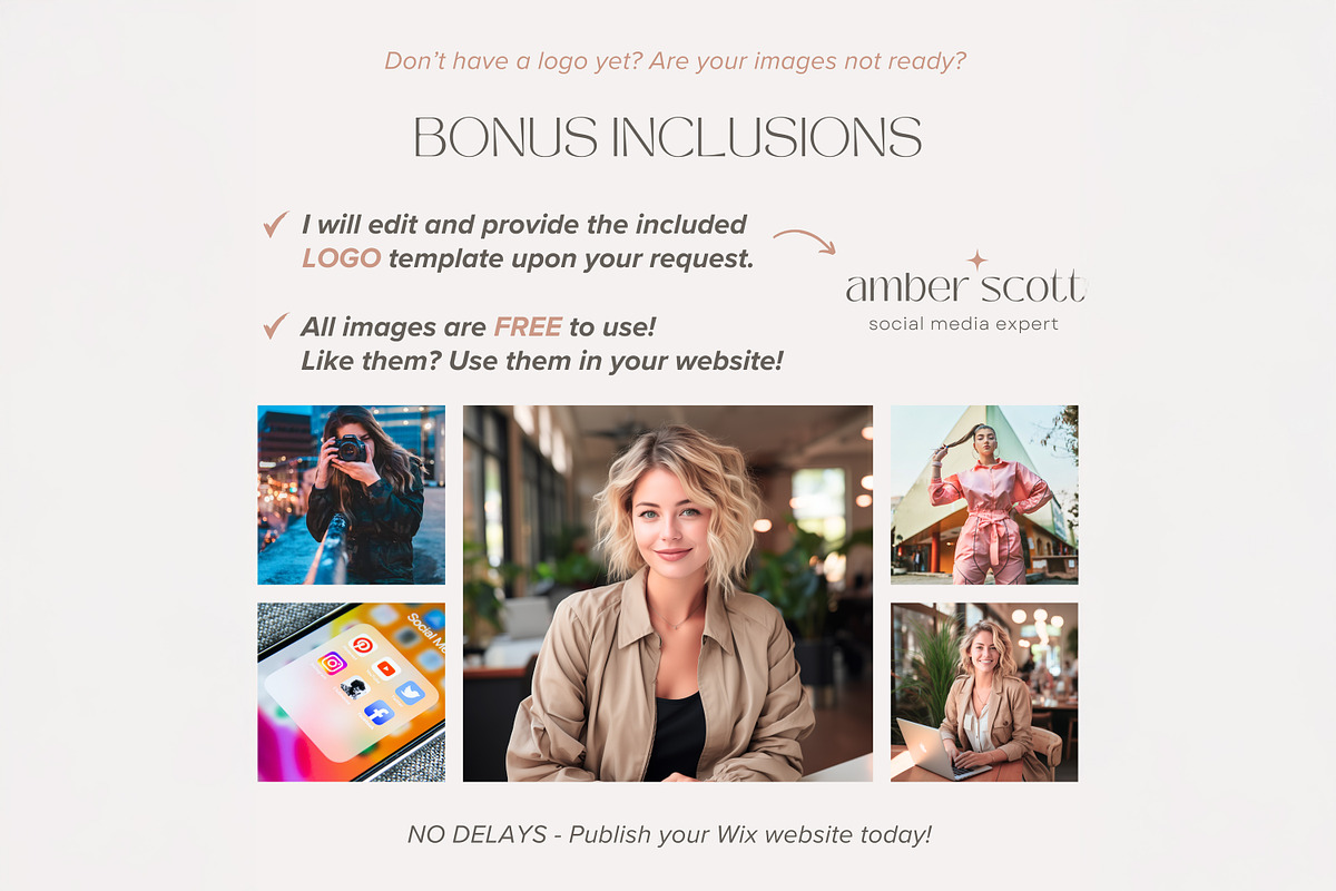 Wix Template Social Media Manager, a Wix Template by vectorocean (Photo 9 of 11)