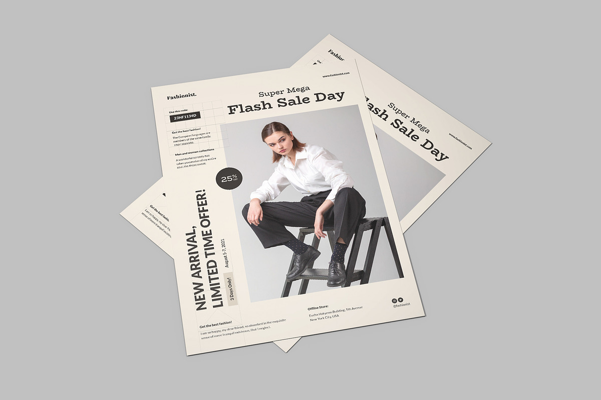Fashion Poster Template, a Poster Template by Neermana (Photo 2 of 4)