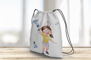 American Sport Kids, Watercolor, a Sport Illustration by CreativeValuation (Thumbnail 8 of 12)
