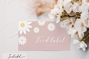 Boho Daisy Food Label Template, an Invitation Template by Digital_Mind (Thumbnail 2 of 6)