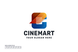 Letter C Gradient Colorful Logo, a Branding & Logo Template by yuanesei