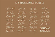Signatrue Elegant Signature Taste, a Script Font by typeline studio (Thumbnail 7 of 7)