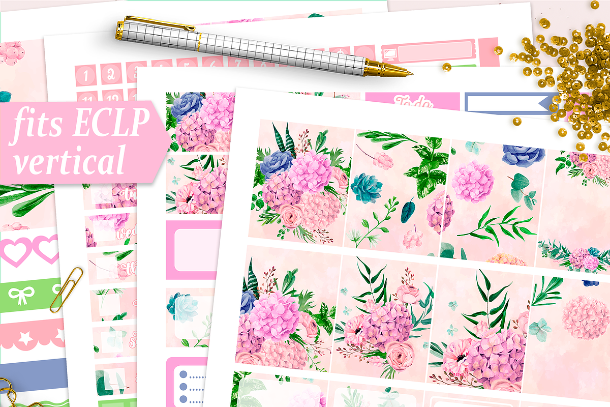 Hydrangea ECLP vertical, a Design Template by DigitalDesignAI (Photo 1 of 4)