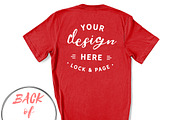 Back Of T-Shirt BC3001 Mockup Bundle, a Shirt Mockup by lock and page (Thumbnail 82 of 88)