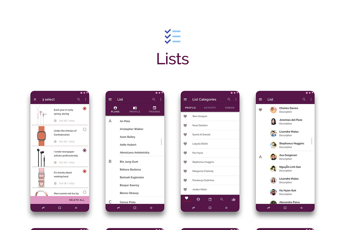 Prototype 86 - Template For Android, an UI Kit Template by App for Mobile & Website (Photo 12 of 28)