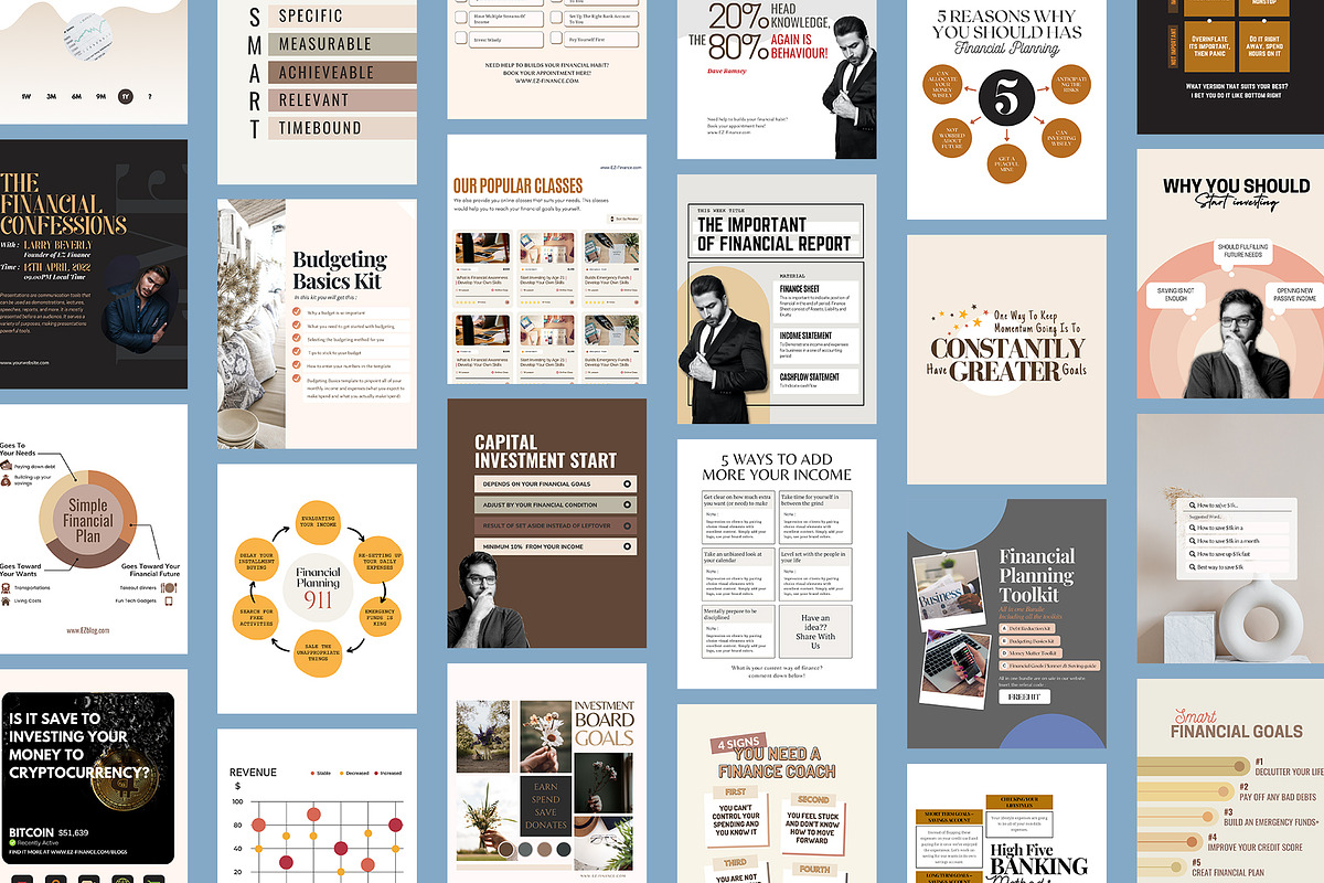 Financial Planning Instagram CANVA, a Social Media Template by Analogi Studio (Photo 22 of 24)