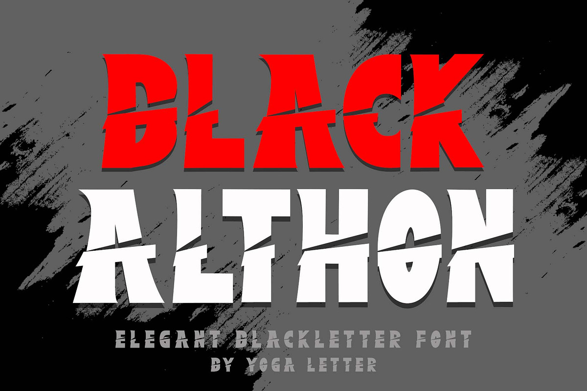 Black Althon, a Blackletter Font by Yoga Letter (Photo 1 of 8)