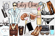 City Chic Clip Art Set, an Object Illustration by creativeDi (Thumbnail 1 of 3)