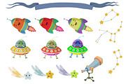 Clip art - Solar system, a Decorative Illustration by Kopirin (Thumbnail 3 of 10)