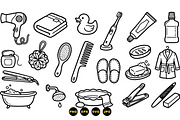 Bathroom Essentials Clipart Pack, an Illustration by designvectx (Thumbnail 2 of 3)