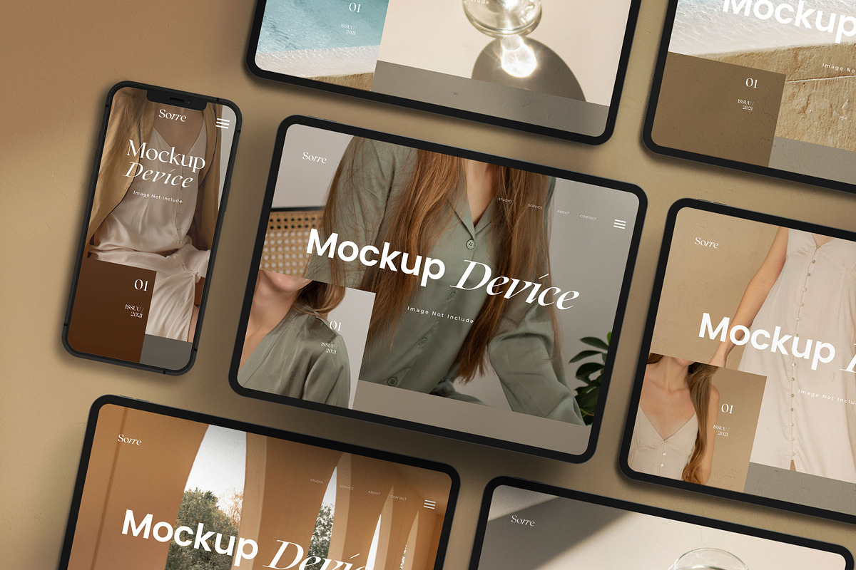 Sorre - Customisable Device Mockups, an iPhone Mockup by Dirtytemp Studio (Photo 13 of 15)