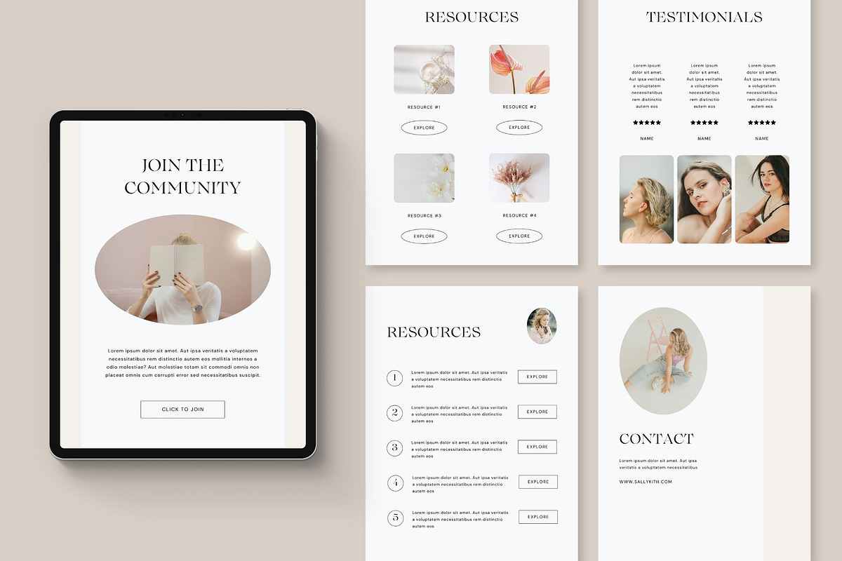 DEMURE Sales Ebook Template CANVA, a Design Template by BoldNStudio (Photo 8 of 10)