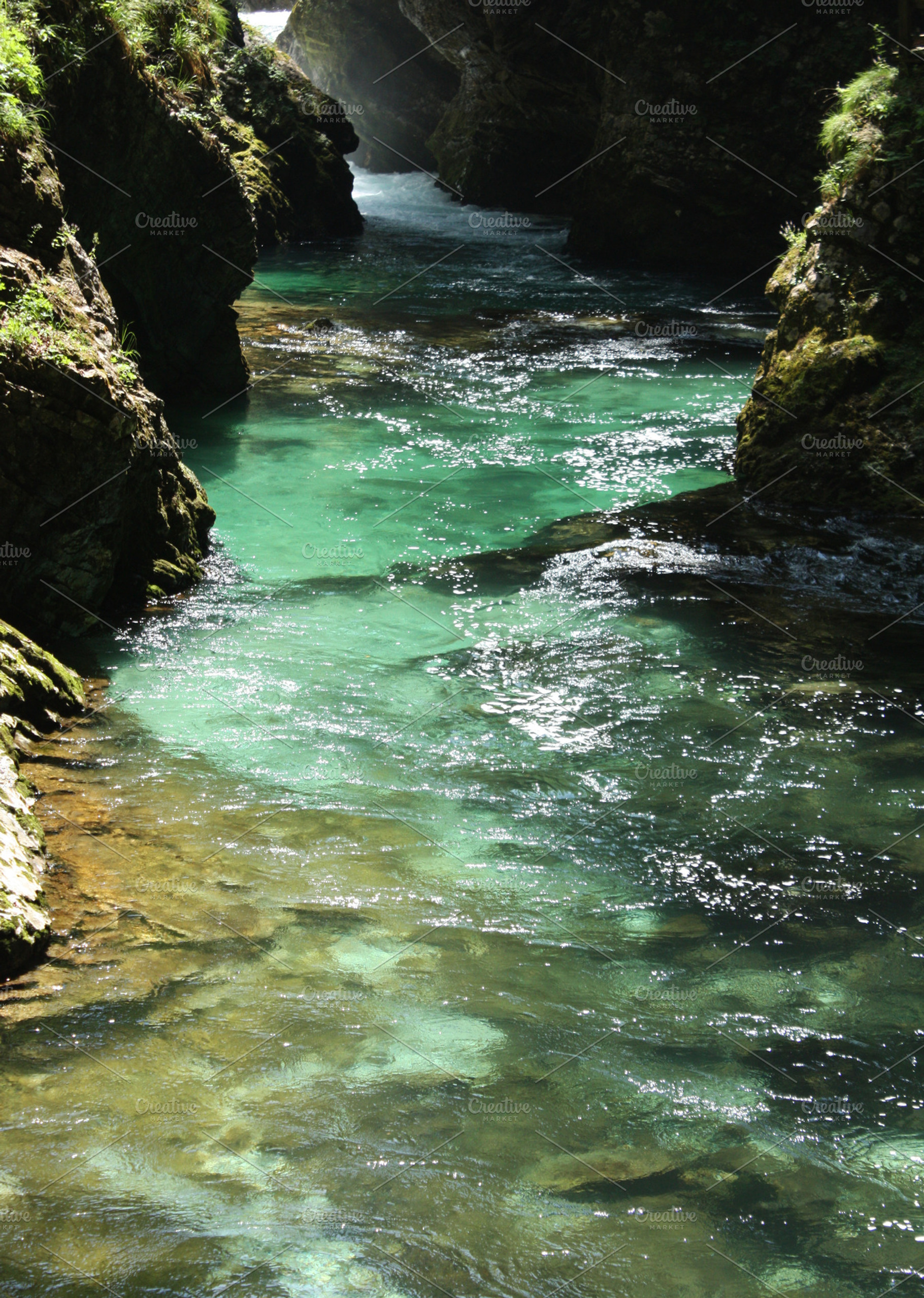 River In A Canyon
