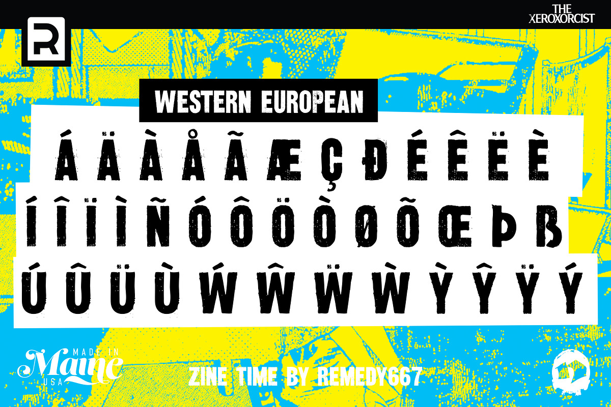 Zine Time, a Sans Serif Font by Remedy667 (Photo 3 of 3)