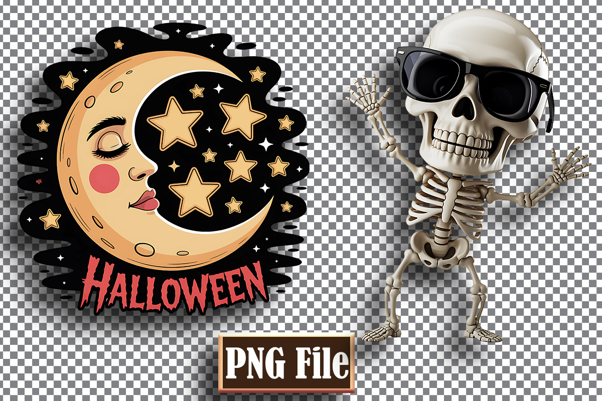 Cute Halloween Clipart Bundle, a Seasonal Illustration by protabsorkar11 (Photo 7 of 8)