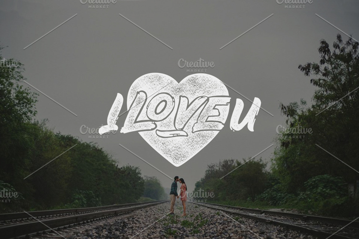Lettering Love Quotes Bundle 30% OFF, a Texture Illustration by Davihero (Photo 4 of 14)