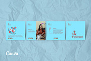 My Podcast - Social Media Template, a Social Media Template by Aji Gallery (Thumbnail 8 of 16)