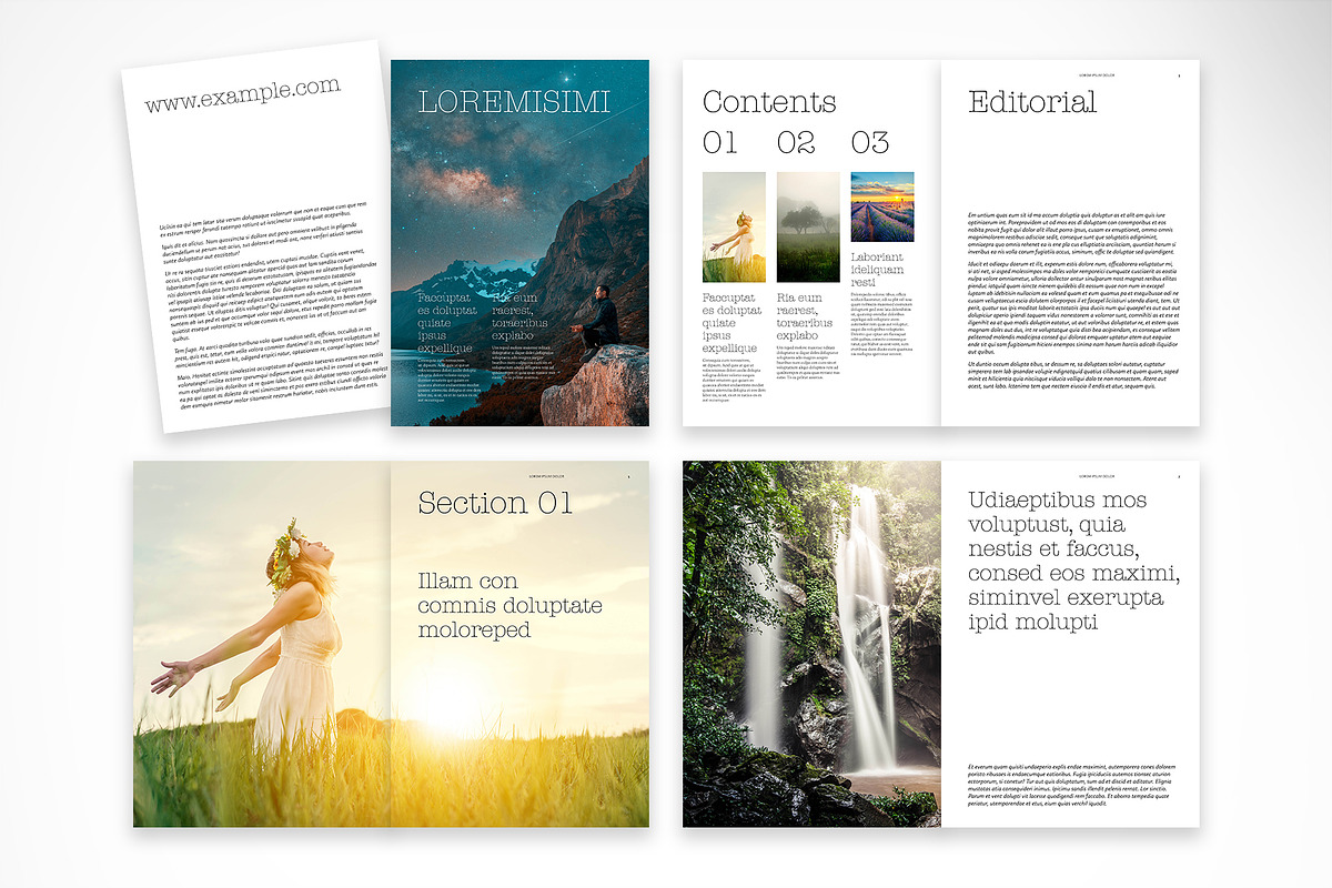 Nature & Travel Editorial Magazine, a Magazine Template by McLittle Stock (Photo 2 of 6)