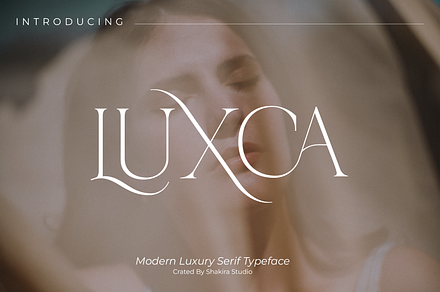 Luxca - Modern Luxury Serif, a Serif Font by Shakira Studio