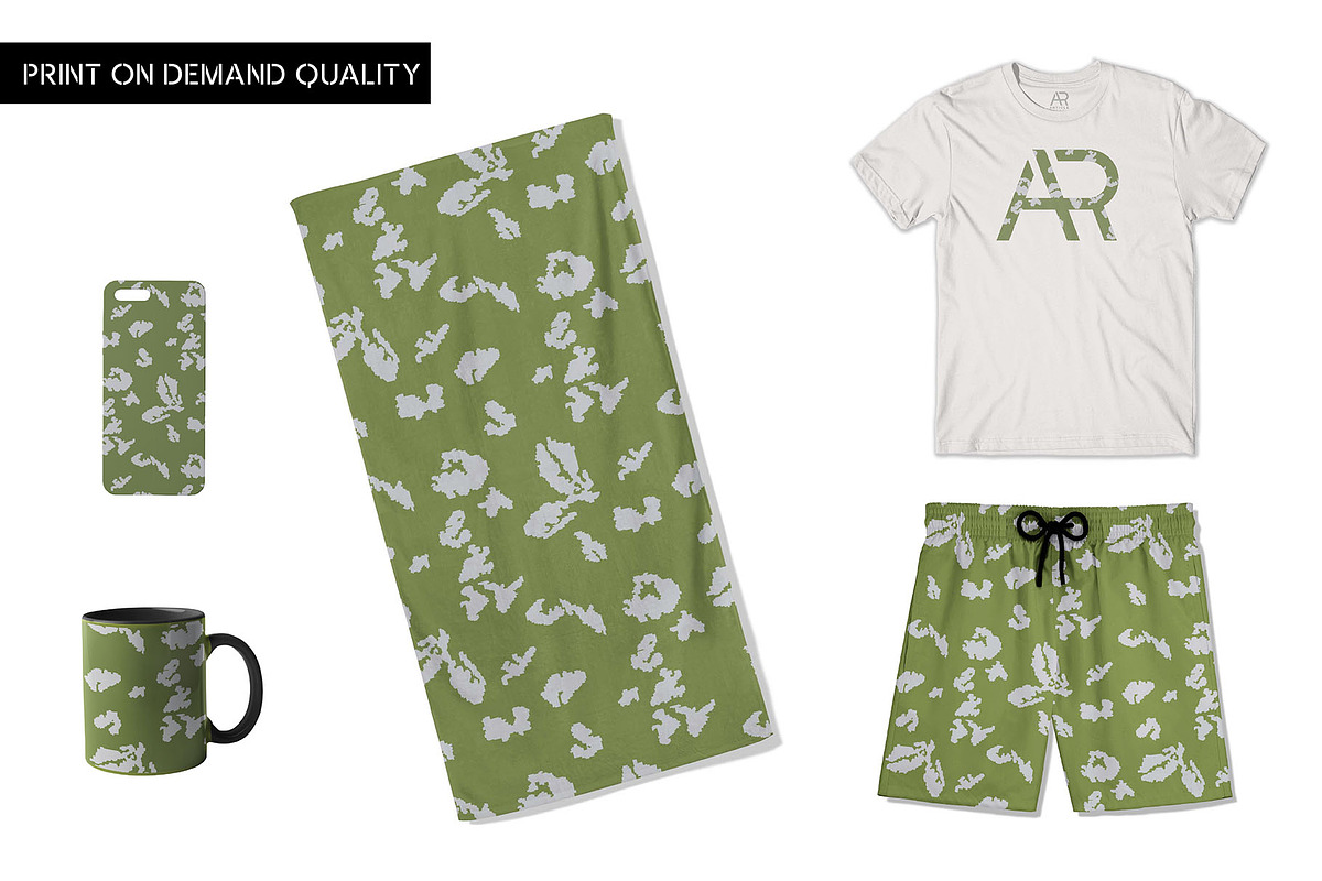 BERYOZKA KLMK CAMO SEAMLESS PATTERN, a Pattern Graphic by Article Reform (Photo 3 of 3)