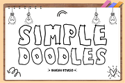 Simple Doodles - Cute Sketch Font, a Handwritten Font by Sahira Studio (Thumbnail 1 of 4)