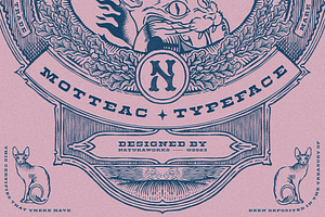 MOTTEAC DISPLAY TYPEFACE