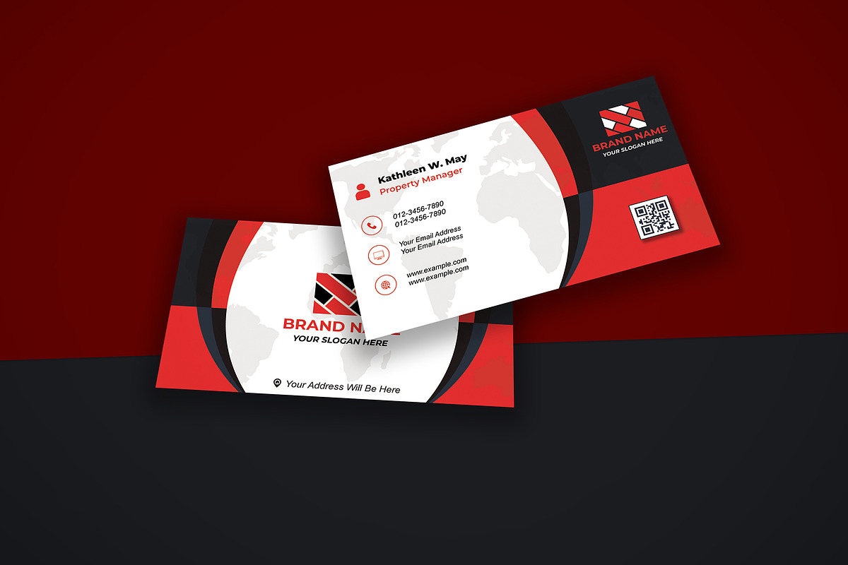 Bold Business Card Template preview 4