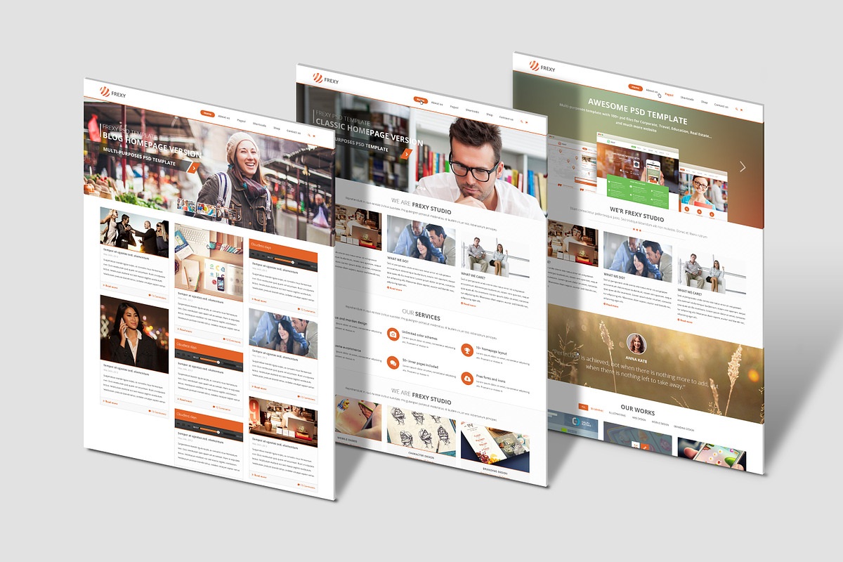 A4 Paper MockUps, a Print Template by RgraphicsDesign (Photo 4 of 5)