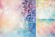 Watercolor Pastel Bokeh Overlay, a Pattern Graphic by Printable Treasure (Thumbnail 2 of 3)