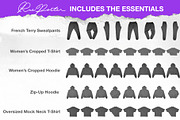 Rue Porter Mockups Collection, a Hoody Mockup by Pixel Sauce™ (Thumbnail 3 of 6)