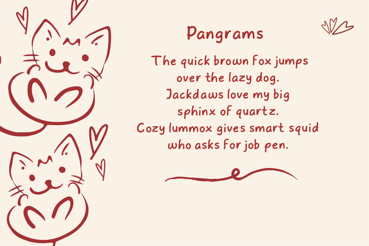 Qiqi Handwrite, a Handwritten Font by JNJ Studio (Photo 8 of 10)