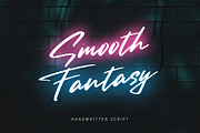 Smooth Fantasy Script, a Script Font by din-studio.com (Thumbnail 1 of 10)