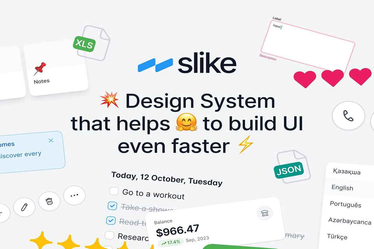Slike Design System, an UI Kit Template by Creative Perspective (Photo 1 of 8)