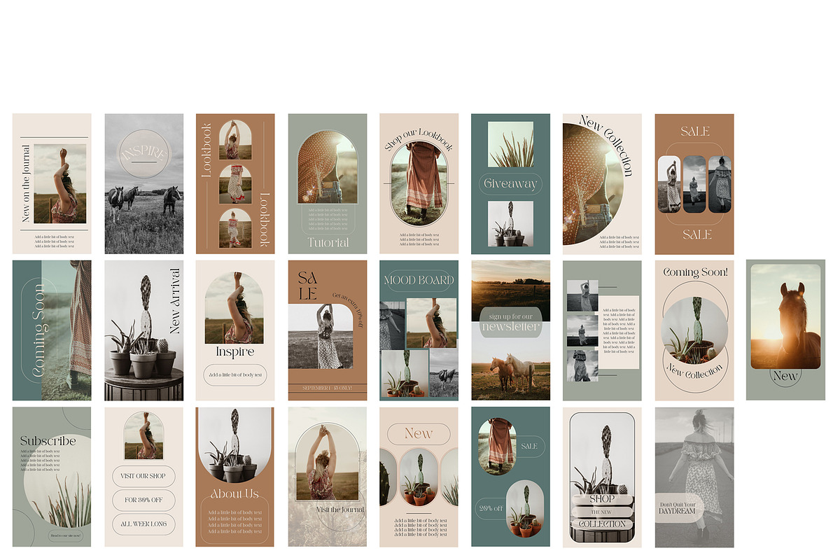 Instagram Templates for Canva, a Social Media Template by Wild Wander Collective (Photo 4 of 9)