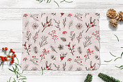 Christmas flowers and patterns, a Pattern Graphic by harmonia_green_art (Thumbnail 9 of 10)