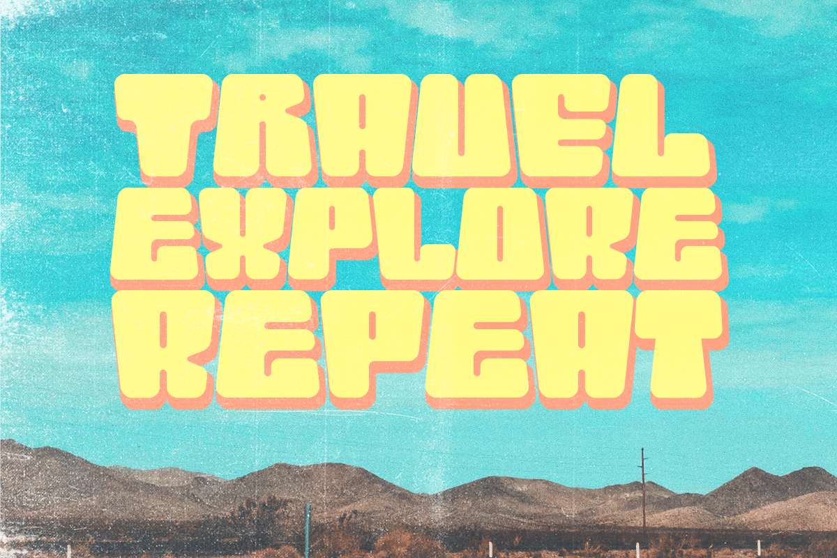 Retro Disco - Unique Retro Display, a Sans Serif Font by Dharmas Foundry (Photo 14 of 15)