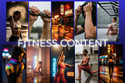 Fitness workout urban Neon Bundle 22, a Sports & Recreation Photo by Olyryk & Aglo (Thumbnail 3 of 3)