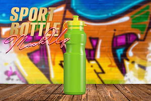 Sport Water Bottle Mockups Bundle