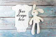 29 Baby Bodysuit mockup bundle., a Print Template by MockupMarket (Thumbnail 16 of 30)