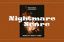 Nightmare Scare Font